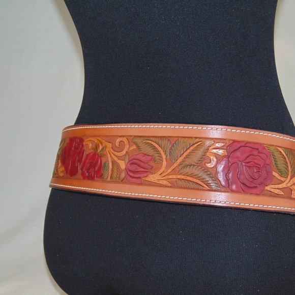 LEATHER SASH BELT